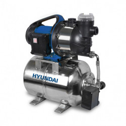 Pompa wspomagająca z silnikiem indukcyjnym Hyundai HBP1300 1300 W 24 L 4500 L/h - widok z półprofilu.