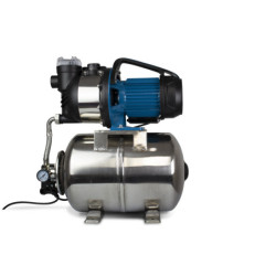 Pompa wspomagająca z silnikiem indukcyjnym Hyundai HBP1300 1300 W 24 L 4500 L/h - widok z boku.