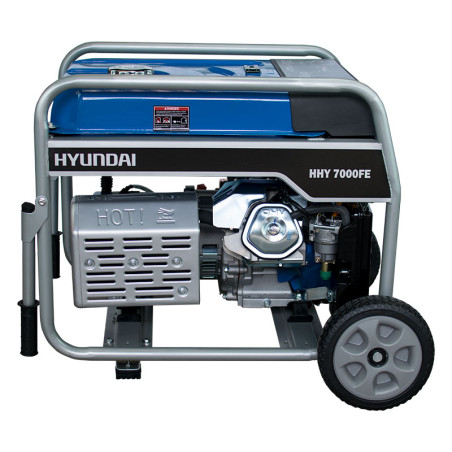 Generator prądotwórczy benzynowy Hyundai HHY7000FEK z systemem AVR.